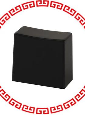 1CBLK CAP PUSHBUTTON RECTANGULAR BLACK