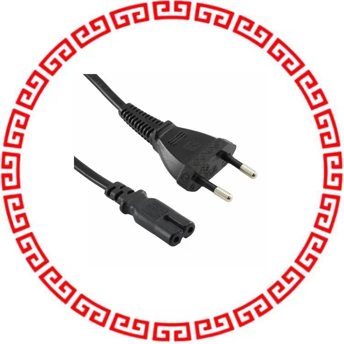 AC-C7 EU AC CORD EUROPE C7 18AWG 6' BLACK