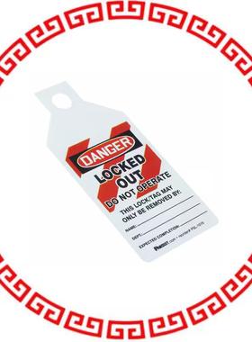 PSL-1019 LOCKOUT, TAB TAG, DGR LOCKED OUT