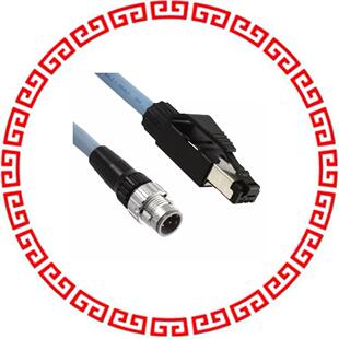 ETHERNET T421 GMC XS5W M12 ASSY CABLE RJ45