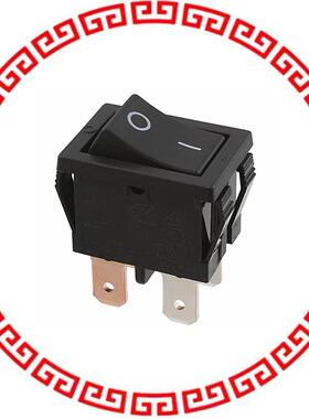 AJ7202BF SWITCH ROCKER DPST 10A 250V