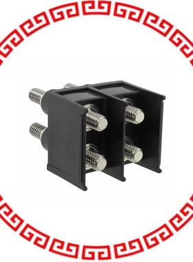 C7021-02N PWR FEED THRU BLK 2POS 115A 300V