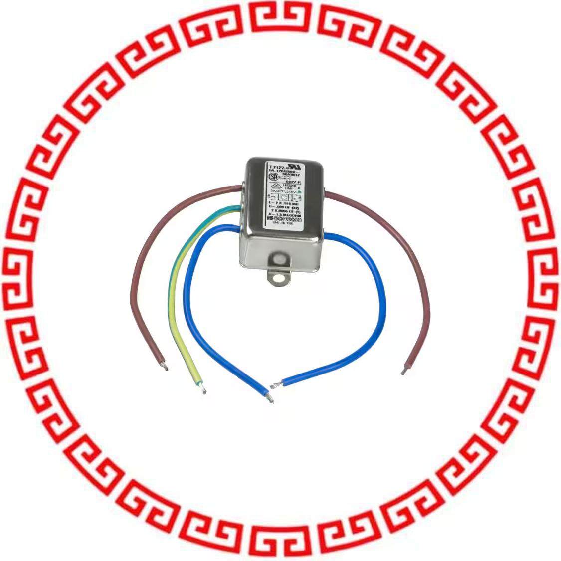 3VB3 LINE FILTER 250VAC 3A CHASS MNT