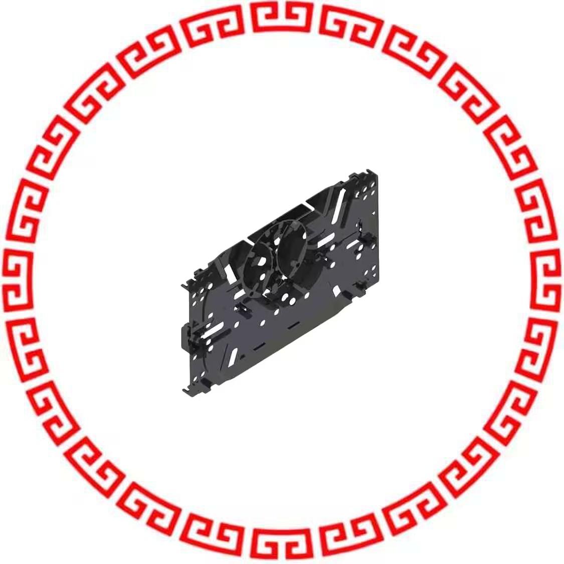 OFST-1-M FIBER SPLIC TRAY MANAGED BLACK