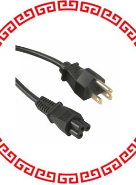 11-00056 CORD 18AWG 3COND 2M BLACK SVT