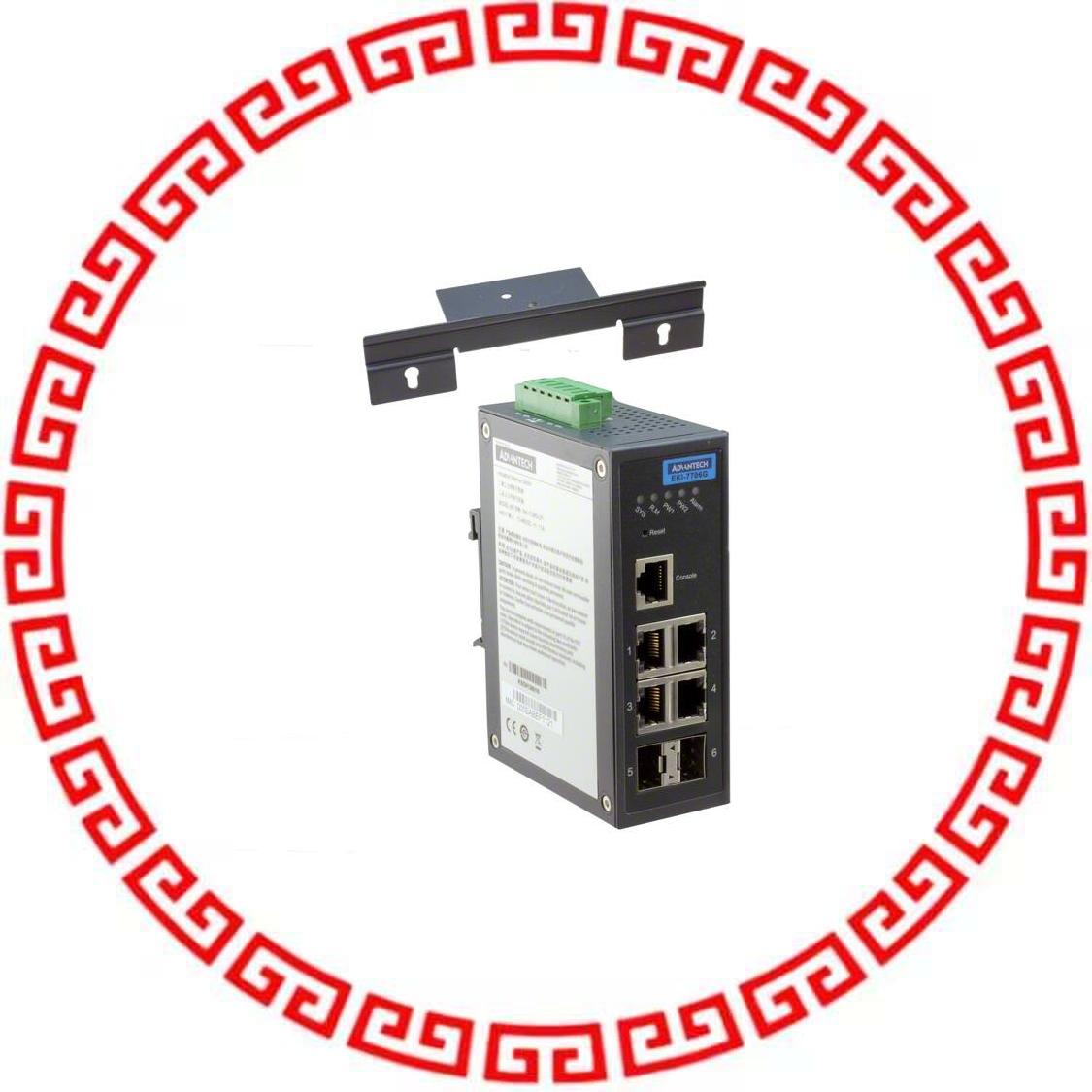 EKI-7706E-2FI-AE NETWORK SWITCH-MANAGED 6 PORT