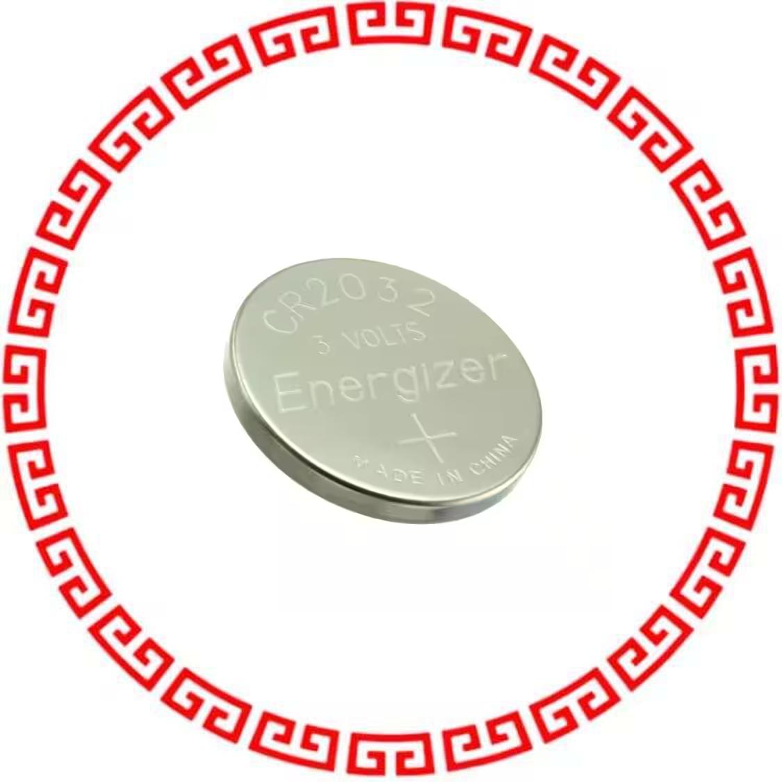 ECR2032 BATTERY LITH 3V COIN 20MM STRIP