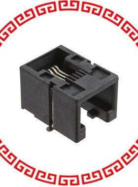 855025006 CONN MOD JACK 6P4C R/A UNSHLD