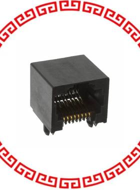 446200001 CONN MOD JACK 8P8C R/A UNSHLD