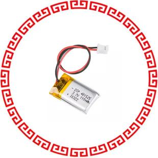 110MAH BATTERY 3.7V LITHIUM PRT 13853