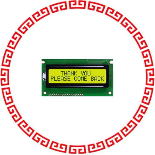 NHD-0216EZ-FL-YBW LCD MOD CHAR 2X16 Y/G TRANSFL
