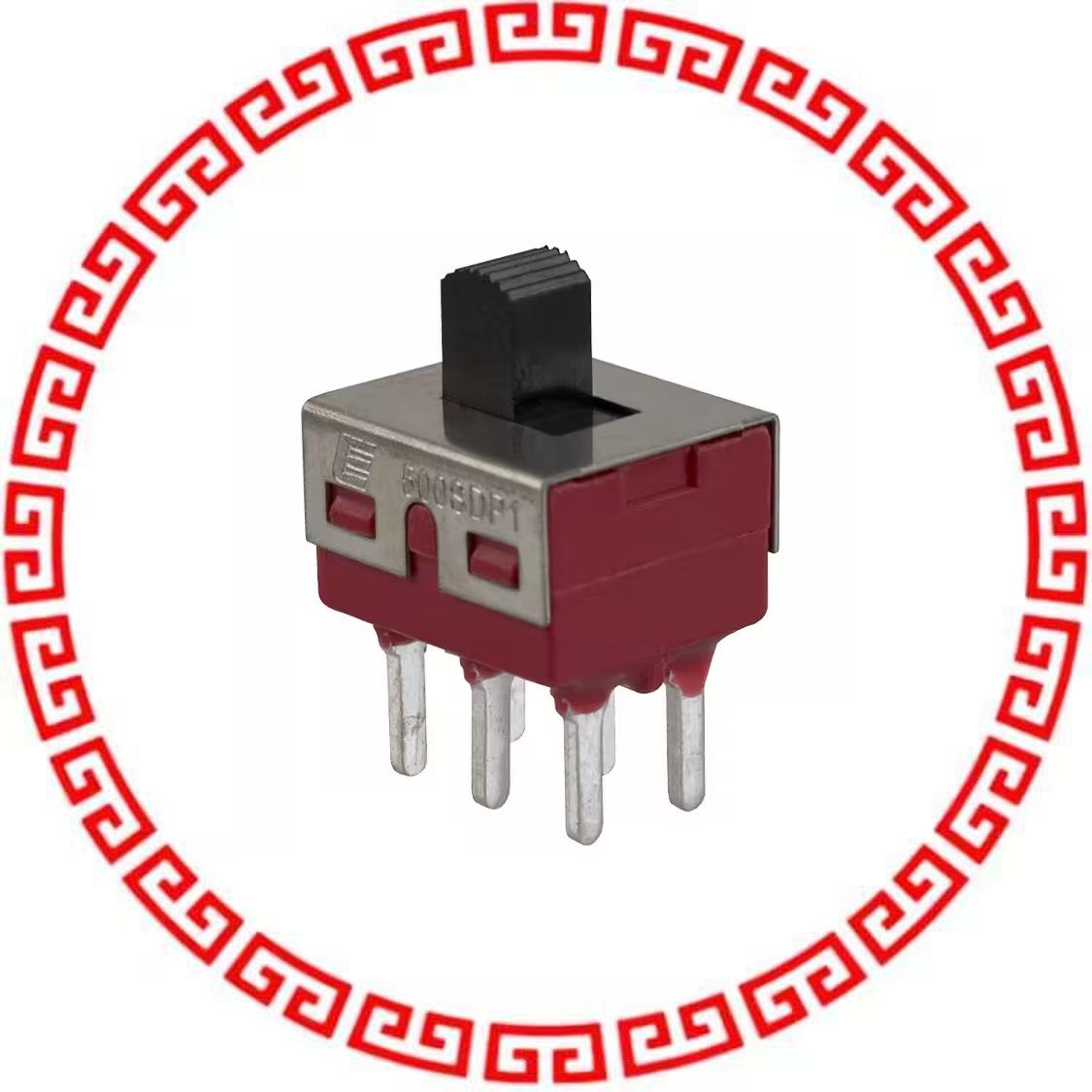 500SDP1S1M2QEA SWITCH SLIDE DPDT 5A 120V