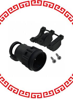 TR14ASR1N CONN BACKSHELL W/CLAMP SZ 14 BLK