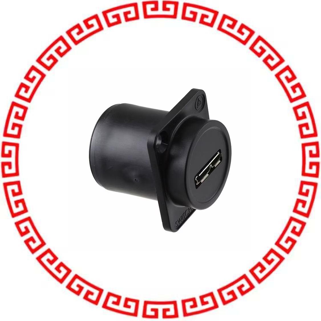 EHUSB3CABA MODULAR PANEL MOUNT CONNECTOR, M