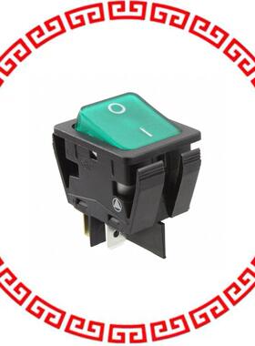 C6053ALBG3-1197W-B SWITCH ROCKER DPST 20A 277V