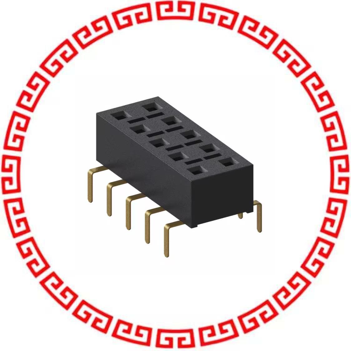 HLE-105-02-G-DV-PE .100 TIGER BEAM SOCKET ASSEMB