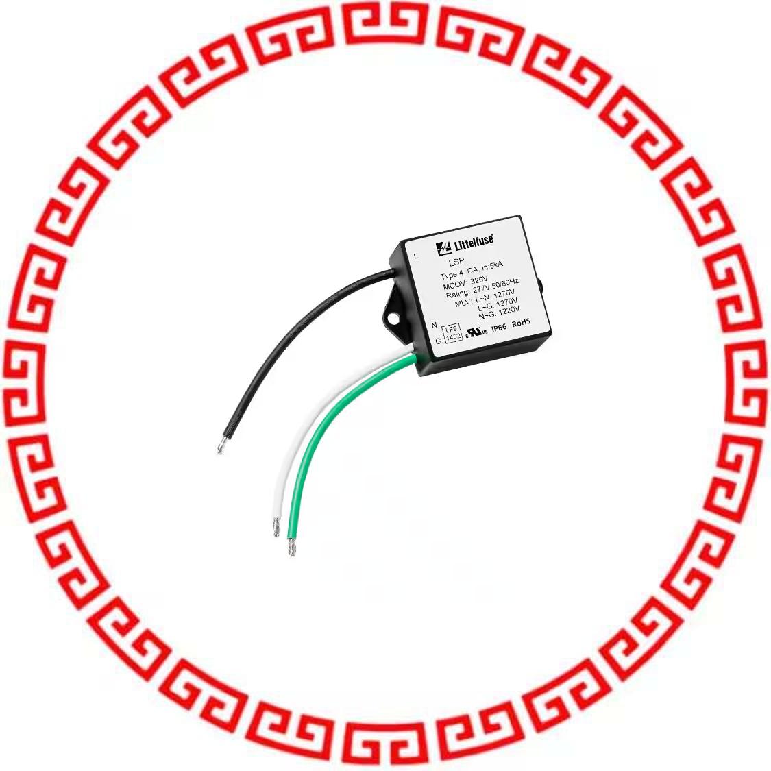 LSP05480LLP SURGE PROTECTOR 5KA 480V L/N/G