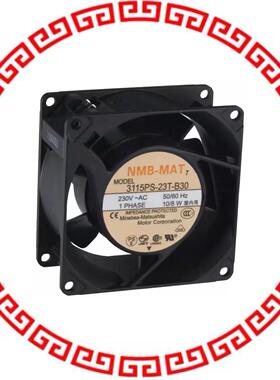 3115PS-23T-B30-A00 FAN AXIAL 80X38MM 230VAC TERM