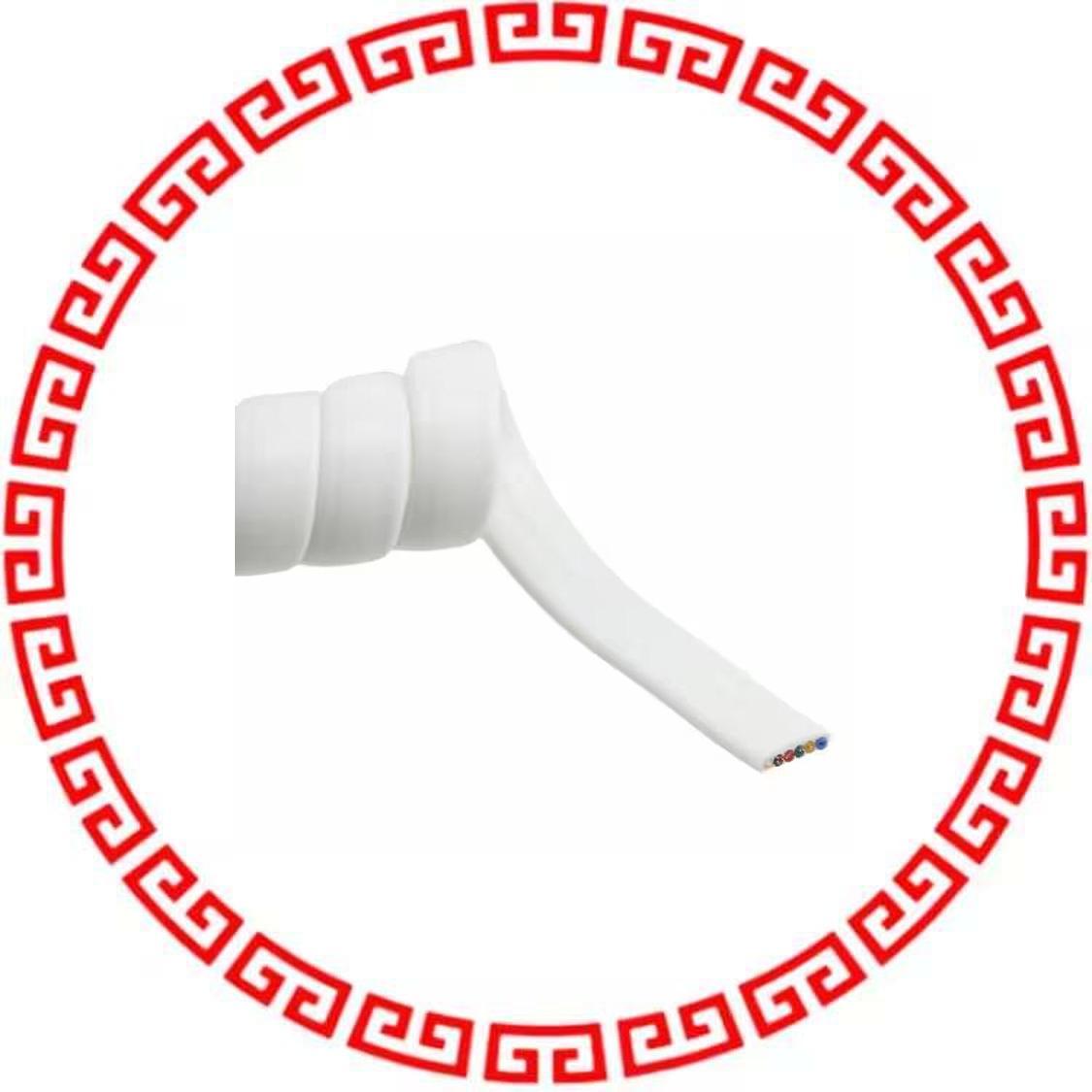 AT-K-C-26-6-W/14 CABLE MOD COIL 6COND WHITE 14