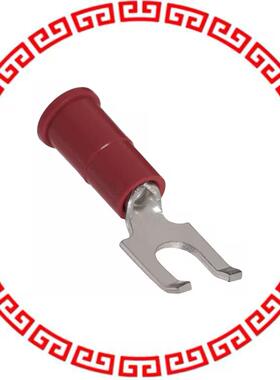 MVU18-8FFBK CONN SPADE TERM 18-22AWG #8 RED