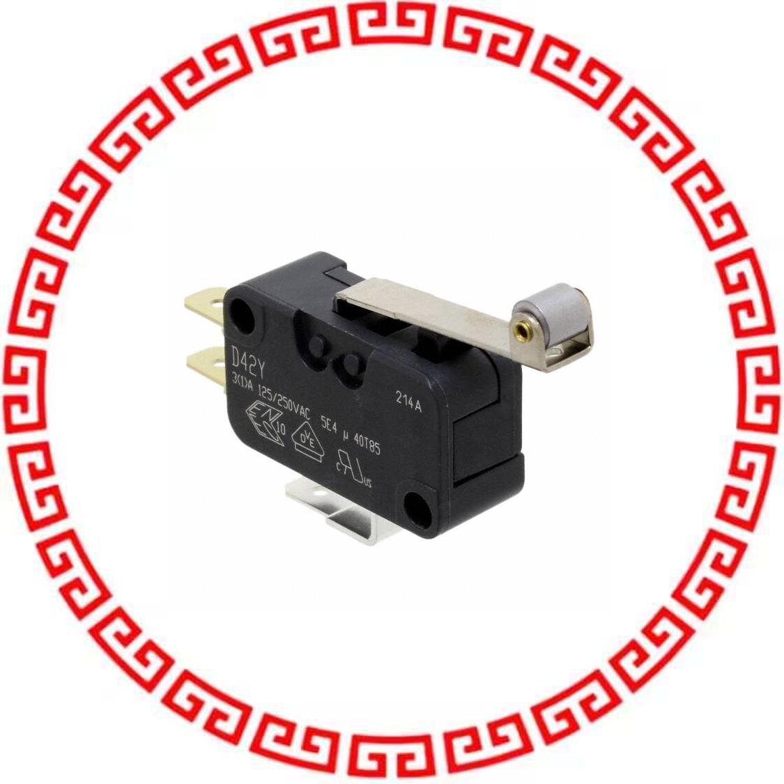 D423-R1RD-G2 SWITCH SNAP ACTION SPDT 3A 250V