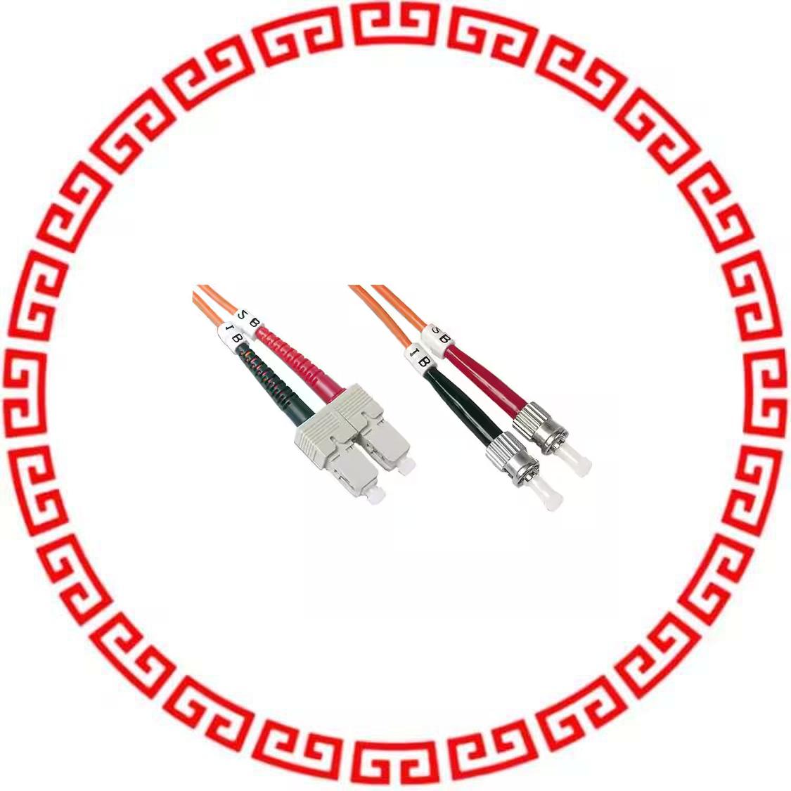DK-2612-01 FIBER OPTIC CBL SC-ST DUPLEX 1M