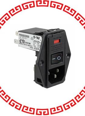 9-6609955-2 PWR ENT MOD RCPT IEC320-C14 PNL