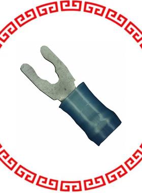 52934 CONN SPADE TERM 14-16AWG #5 BLU