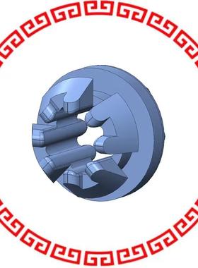 P-410-1 SCREW GROMMET THRMPL BLUE