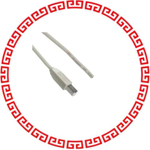 102-1043-BE-00200 CBL USB B MALE-OPEN END 2M BEIGE
