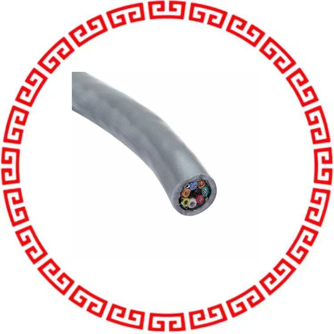 9944 060100 CABLE 8COND 22AWG CHROME 100'