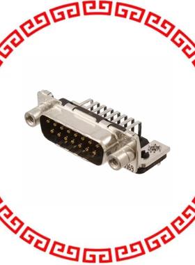3-338169-2 CONN D-SUB PLUG 15POS R/A SOLDER