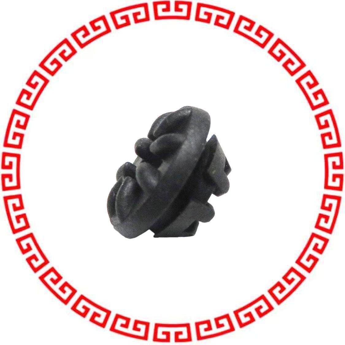 P-411-C6050 SCREW GROMMET THRMPL BLK