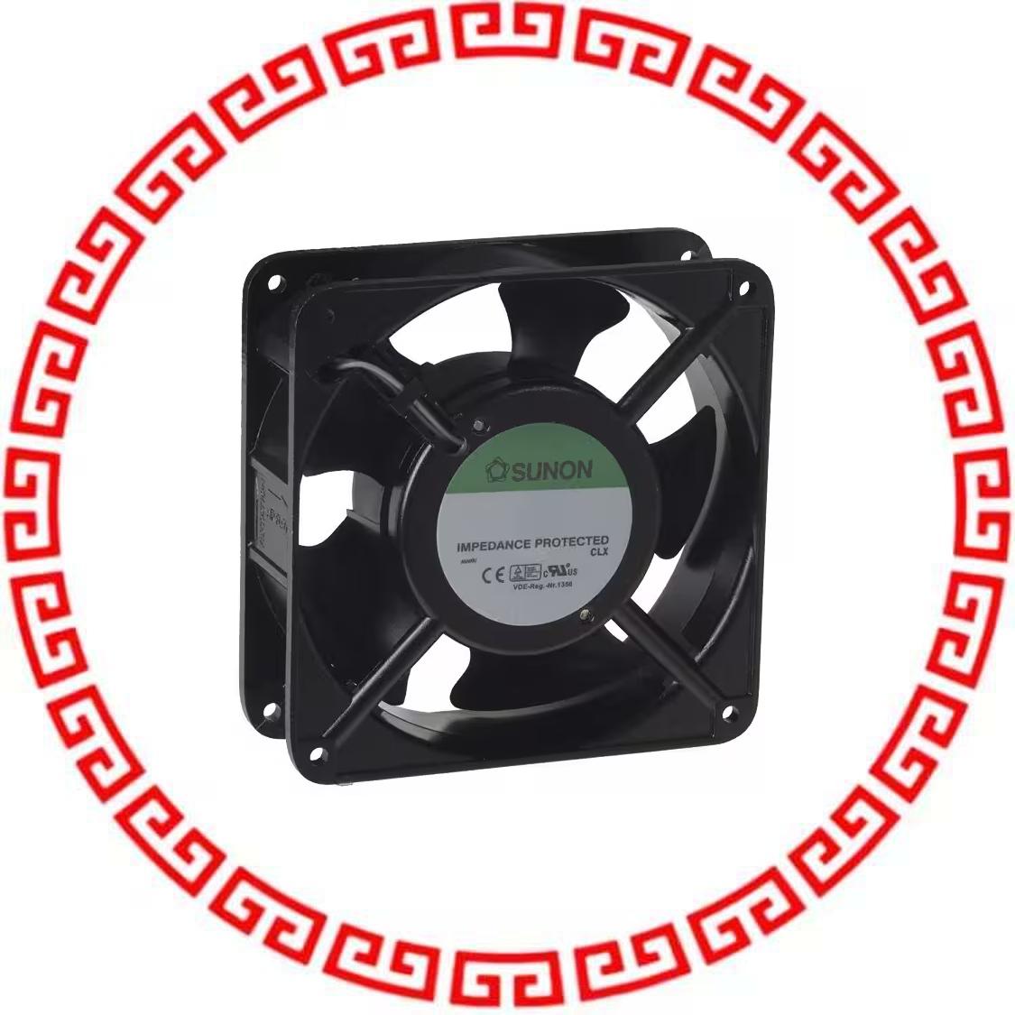 DP200A-2123XBT.GN FAN AXIAL 120X38MM 220/240VAC
