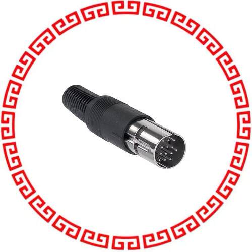 SD-130 CONN PLUG MALE DIN 13POS SOLDER