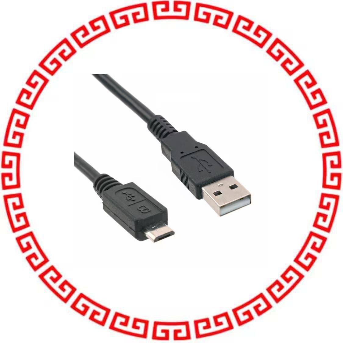 102-1092-BL-00100 CABLE USB A MALE-B MICRO MALE 1M