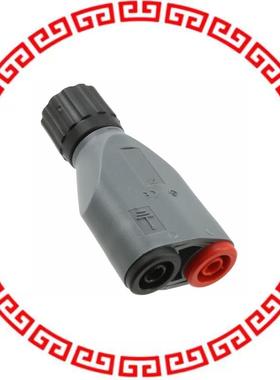 72937 BANANA JACK INS BNC M SHEATHED