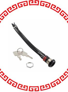 Y2001U2C8WCRQ SWITCH KEYLOCK 3POS DP3T 4A 125V