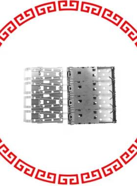 2007178-1 CONN SFP+ CAGE 1X4 W/LIGHT SPRNG