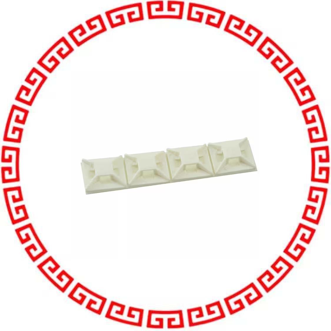 ABM1M-AT-M CABLE TIE HLDR ADH 4=4 HOLDERS