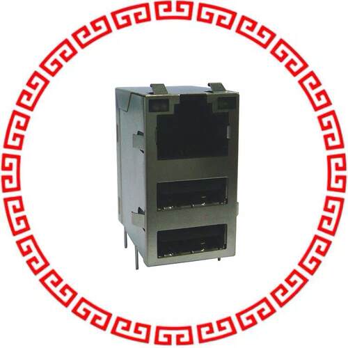 ARJU31B-MCSN-A-AD-ELT2 CONN MAGJACK 1PORT 1000 B