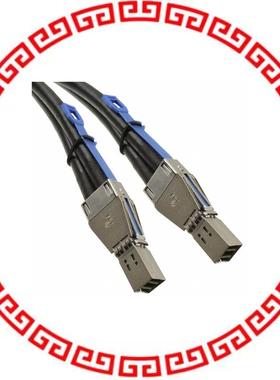 10117949-5080LF MINI-SAS HD ASY 4X4 12G 24AWG 8M
