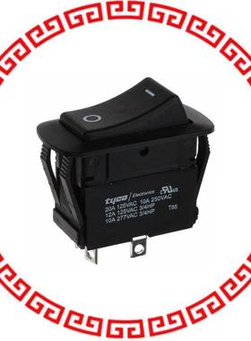 1571102-6 SWITCH ROCKER DPST 20A 125V