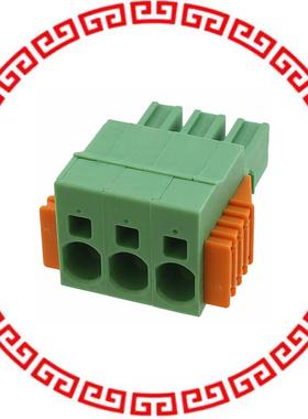 1718494 TERM BLOCK PLUG 3POS STR 7.62MM
