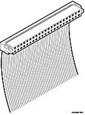 10073978-014LF《2x7 IDC Strain Relief for Recept》