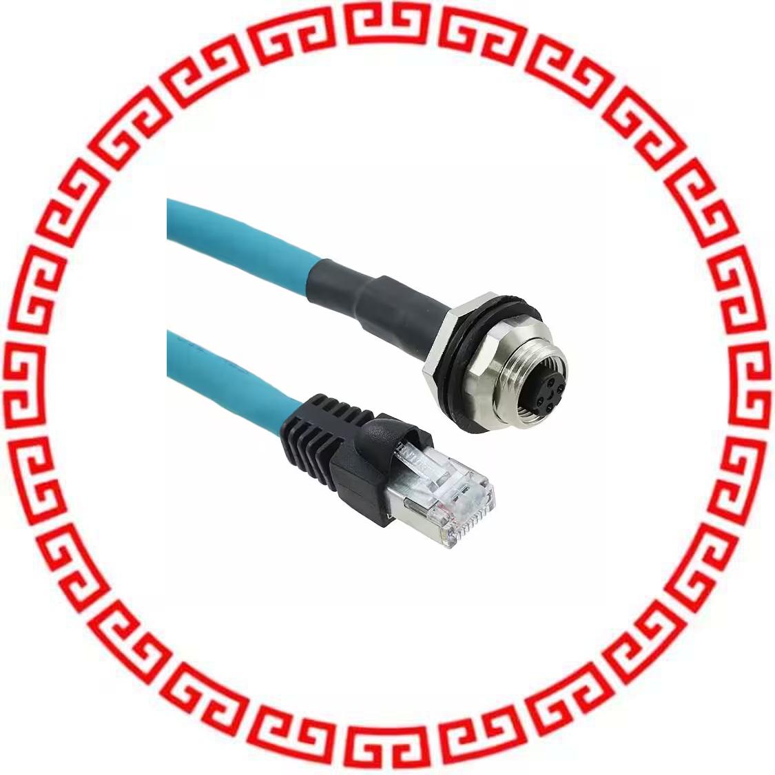QR04AC118 TL359 M12M STR TO CUT 22AWG 08POL