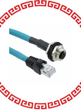 QR04AC118 TL359 M12M STR TO CUT 22AWG 08POL