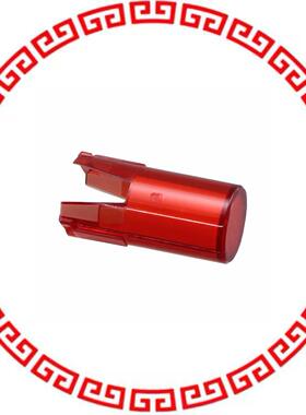 11-931.2 LENS RED D8,4 PLASTIC TRANSLUCEN