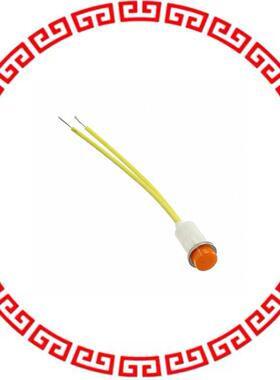 1090C3-12V INDICATOR INCAND AMBER PANEL MNT