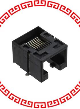 855025008 CONN MOD JACK 8P8C R/A UNSHLD